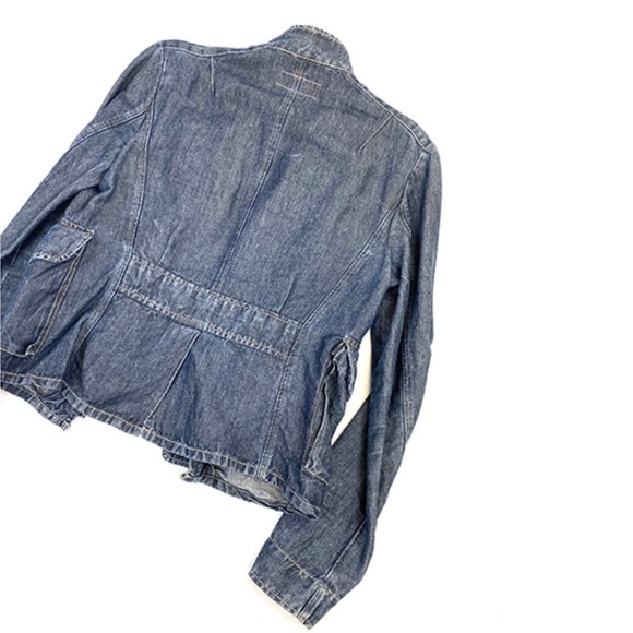 FCUK Jeans Denim Linen Womens Jacket - Picture 4 of 5